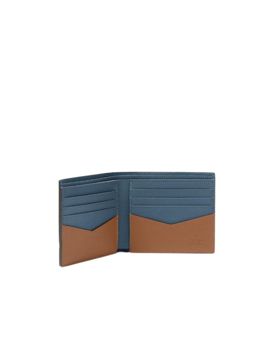 Fendi Blue Lui Bi-Fold Wallet for men