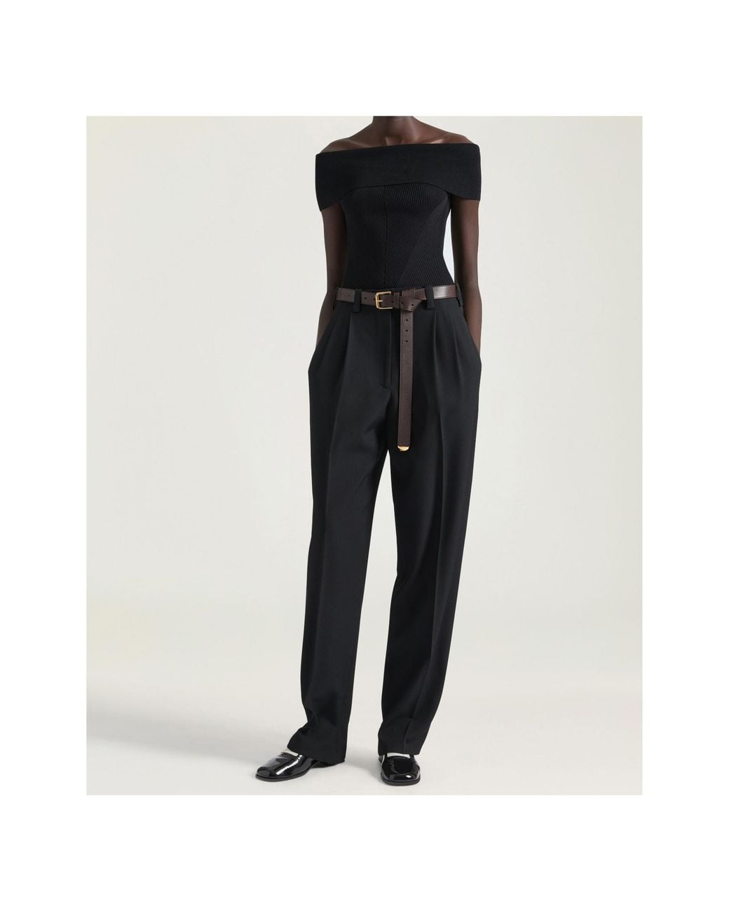 Givenchy Blue Off-The-Shoulder Top