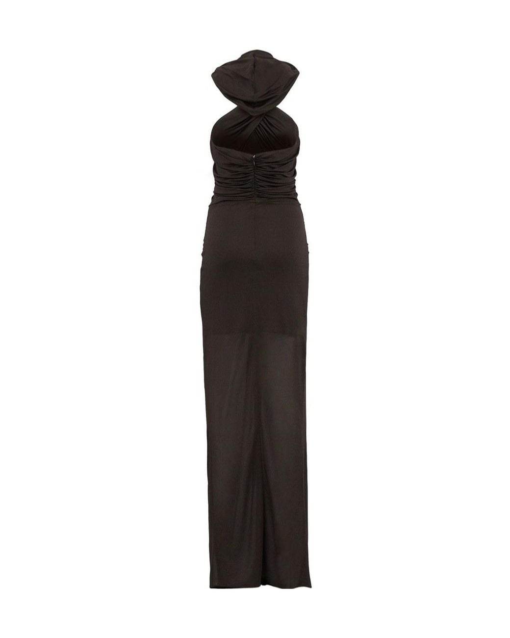 GIUSEPPE DI MORABITO Black Pleated-Design Dress