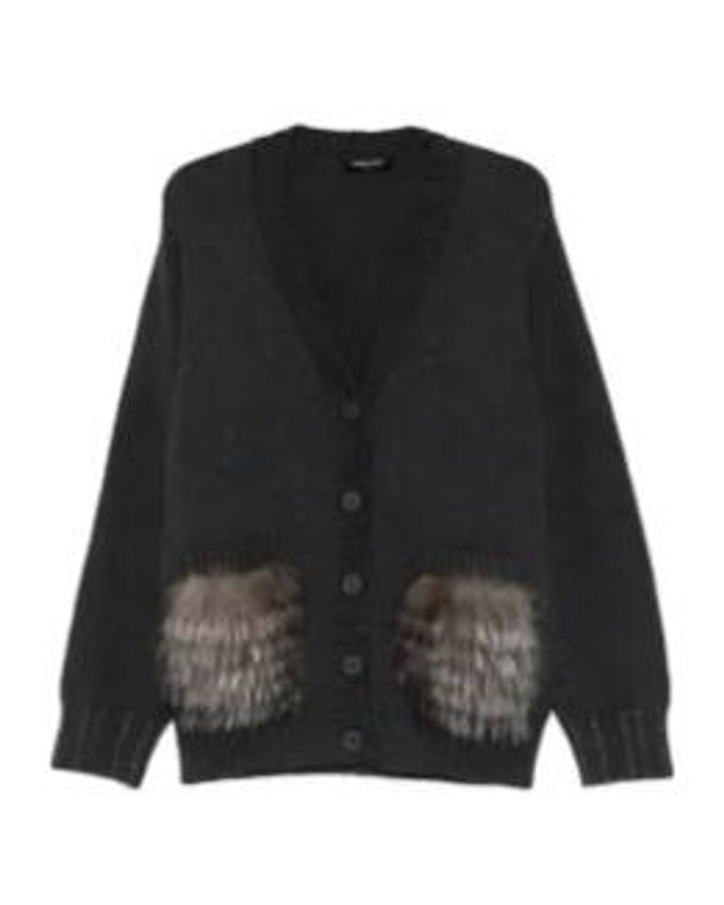 Fabiana Filippi Black Long-Sleeved Knitwear