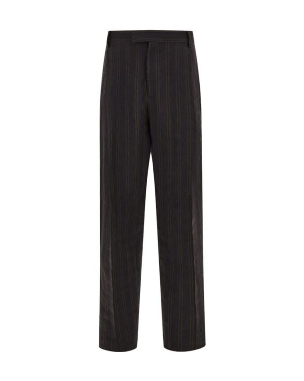 Ferragamo Black Ferragamo Comfortable Tailored Trousers for men