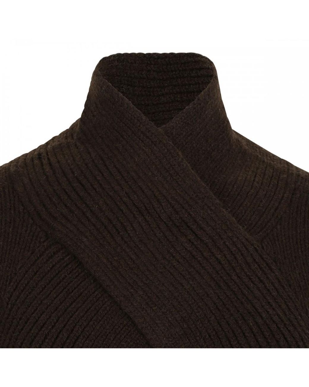 Ganni Black Crossed Strapped Open-Back Pullover