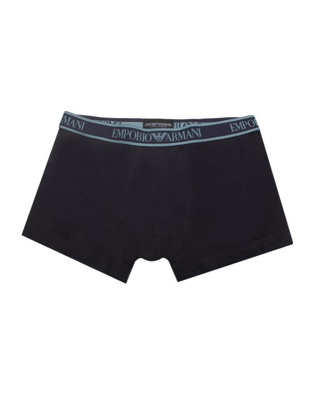 Emporio Armani Black Logo Briefs Three-Pack for men