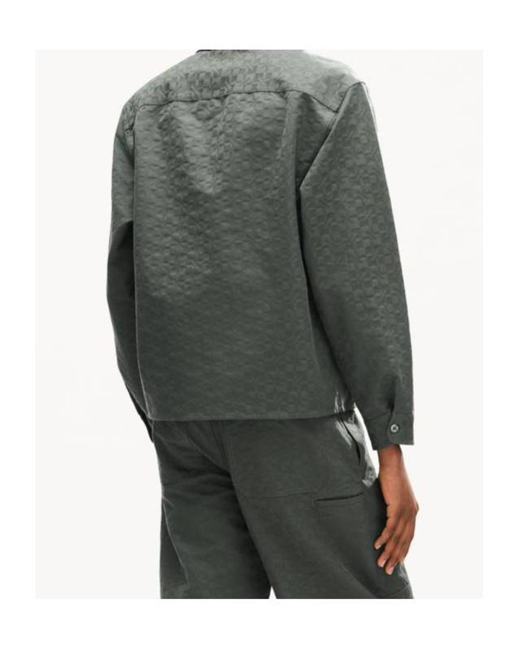 KENZO Green Gram Workwear Overshirt for men