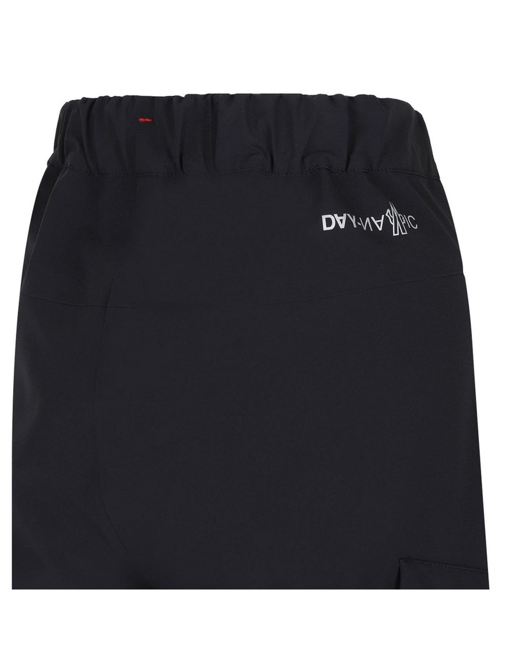 Moncler Black Grenoble Zip Detailed Straight Leg Trousers