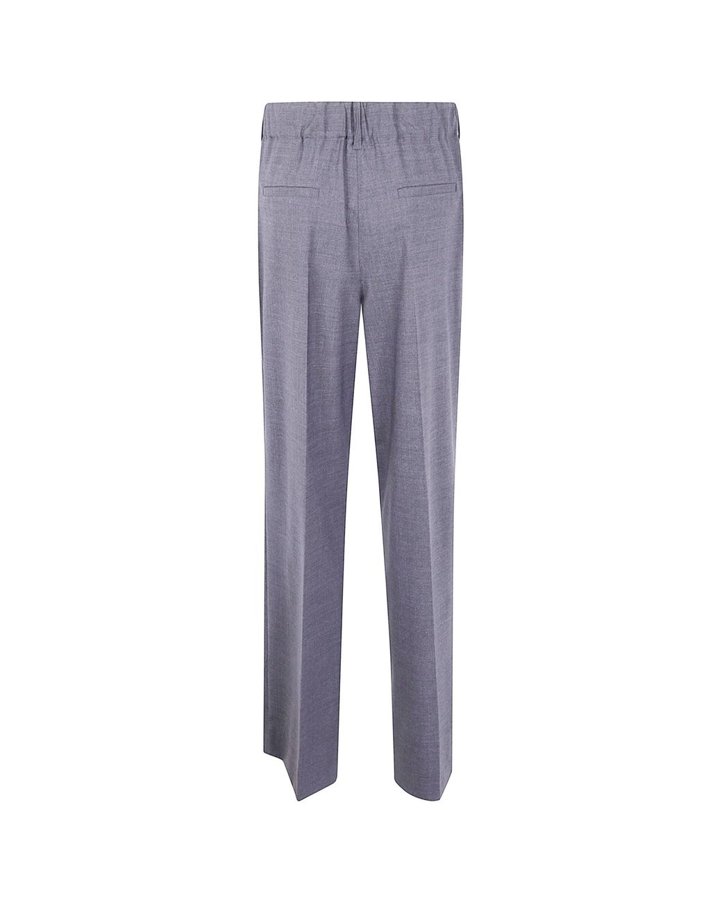 P.A.R.O.S.H. Blue Pleated Wool Trousers