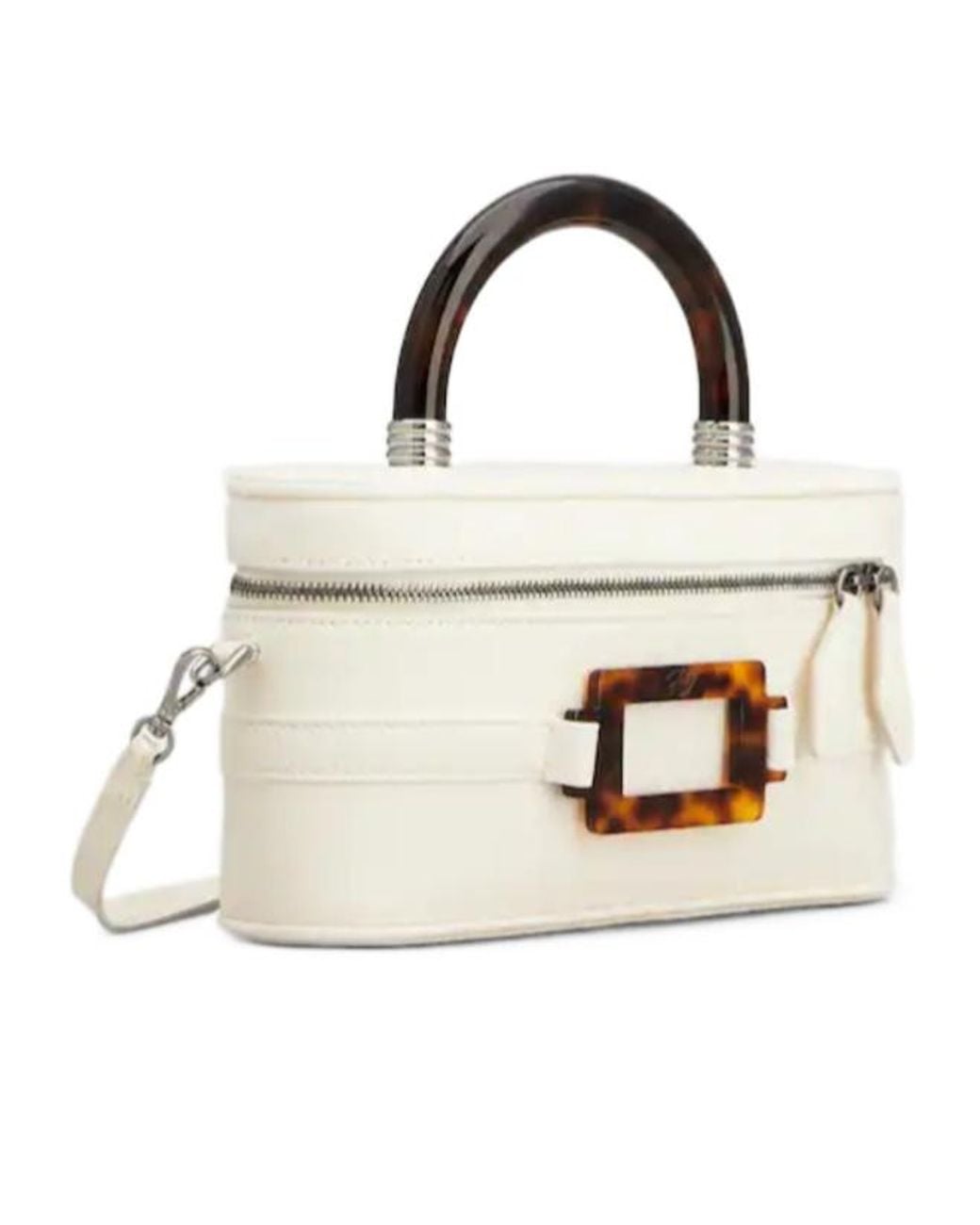 Roger Vivier Natural Belle Vivier Mini Vanity Shoulder Bag