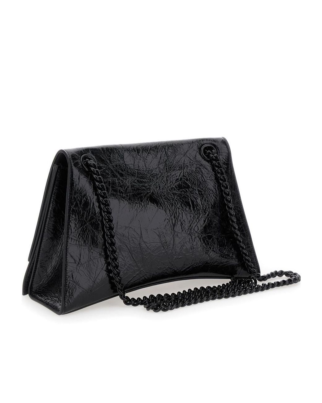 Balenciaga Black Crush Chain Crossbody Bag