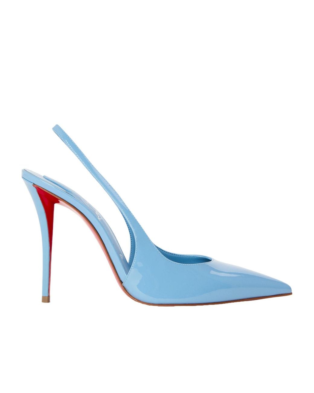 Christian Louboutin Blue Chr Miss Z Slingbacks
