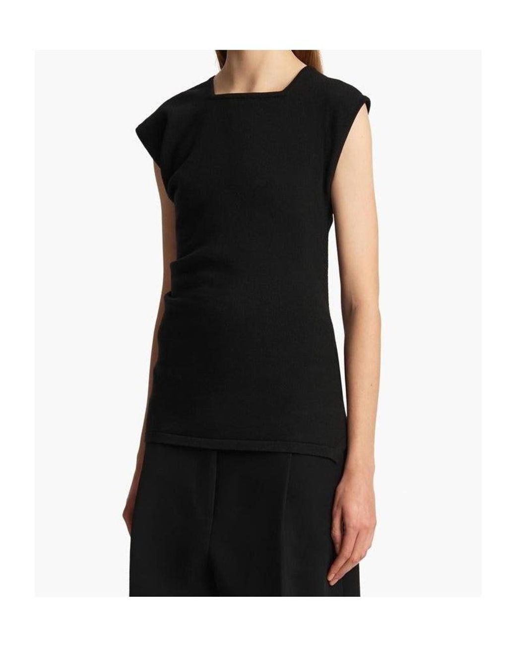 Khaite Black Josif Top