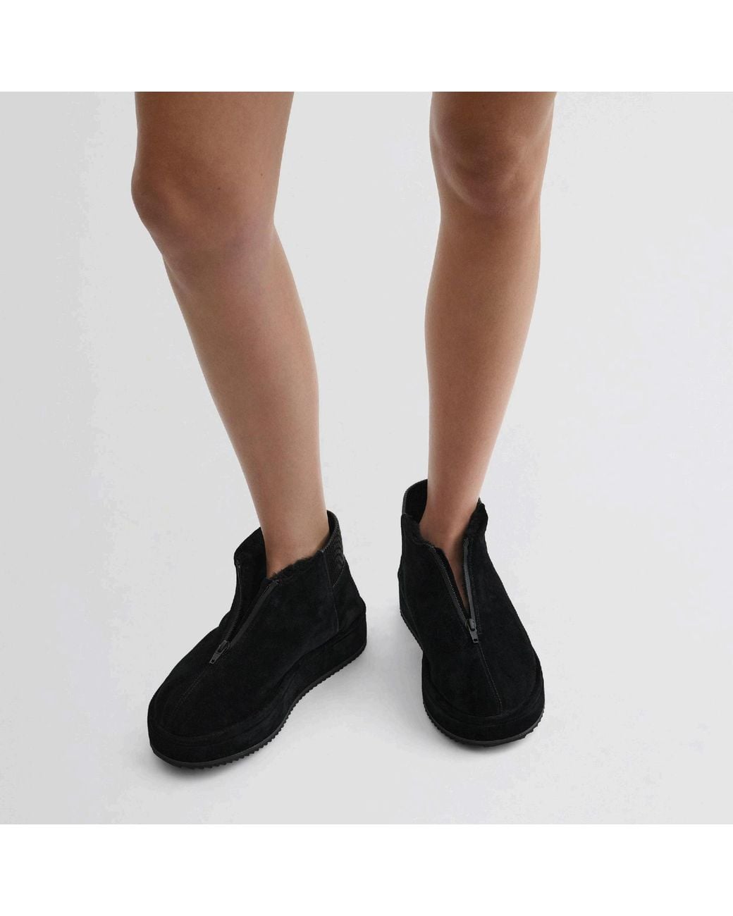 Phoebe Philo Black Bumper Boots