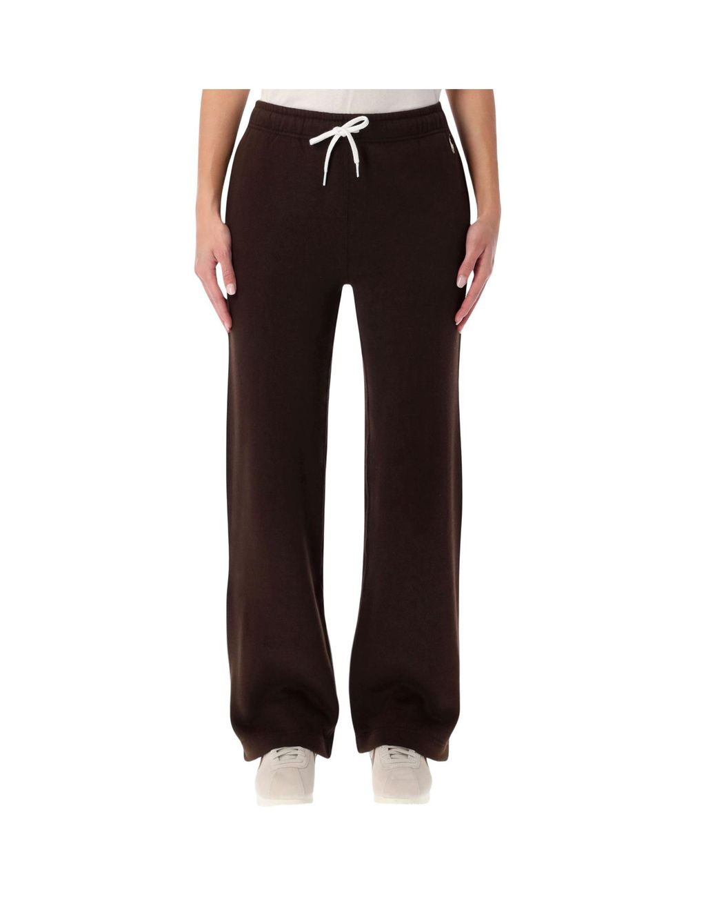 Polo Ralph Lauren Brown Logo Embroidered Drawstring Pants