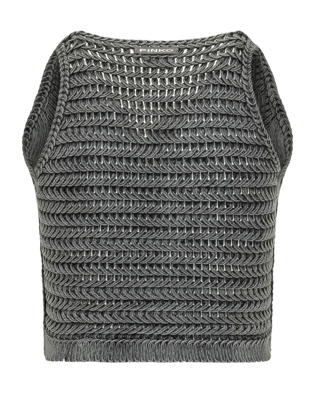 Pinko Gray Myrtus Vest