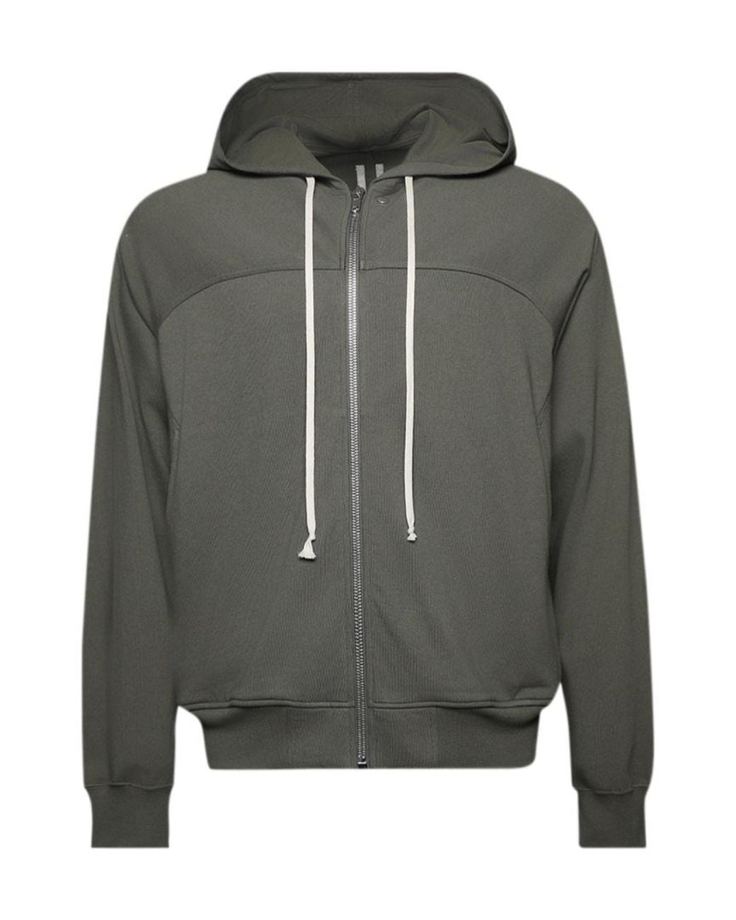 Rick Owens Gray Concordians Jersey Windbreaker for men