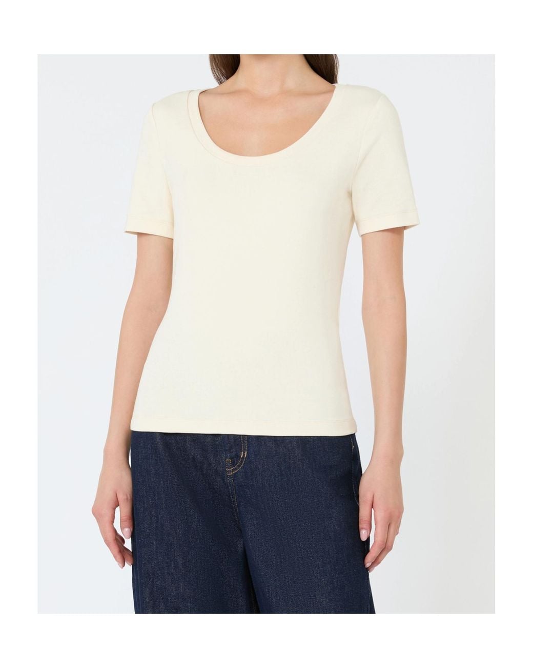 Weekend by Maxmara White Short-Sleeved T-Shirt