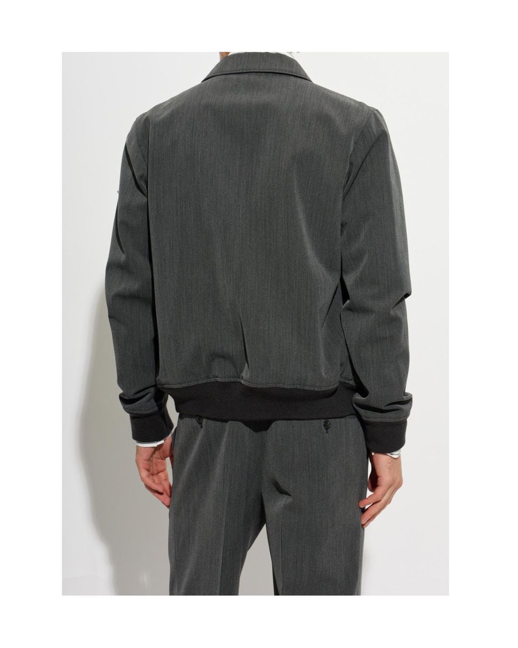 A.P.C. Gray Gaspard Zip-Up Jacket for men