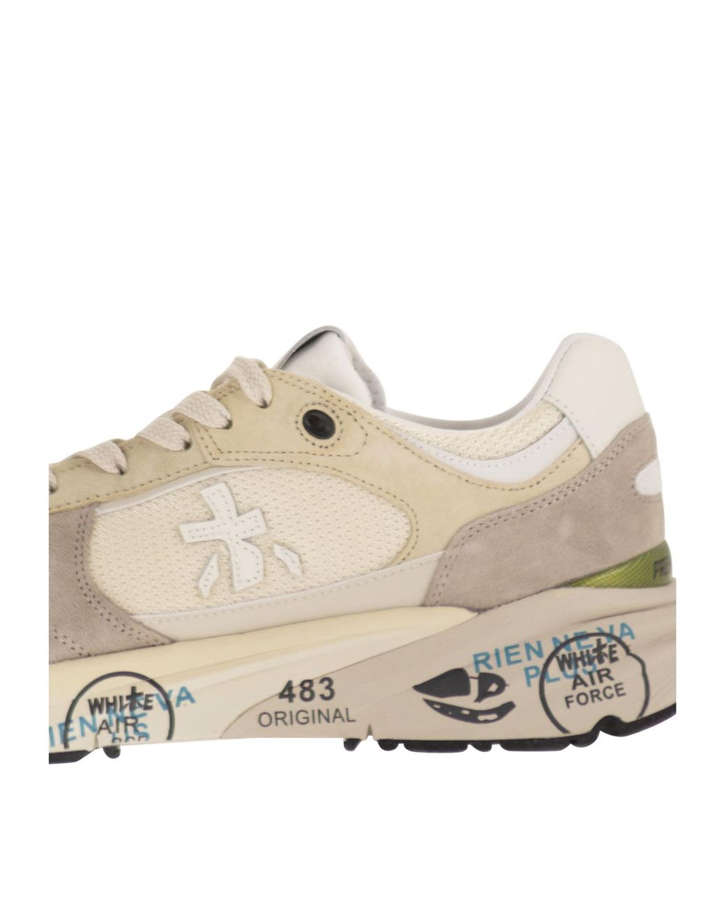 Premiata Natural Mase 25 Logo Trainers for men