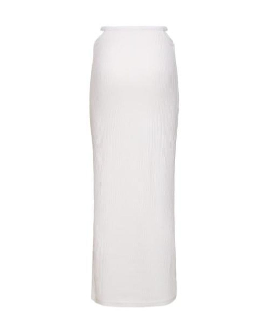 Alexander Wang White A Half-Length Skirt With A Logo