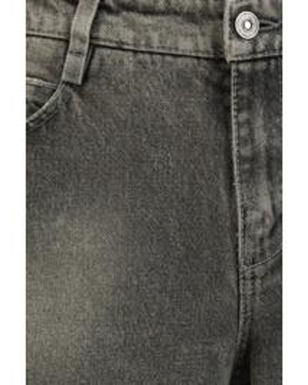 Ermanno Scervino Gray Baggy Distressed Jeans