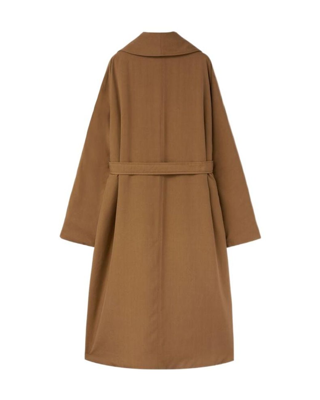 Loro Piana Brown Dwight Long-Sleeved Belted Coat