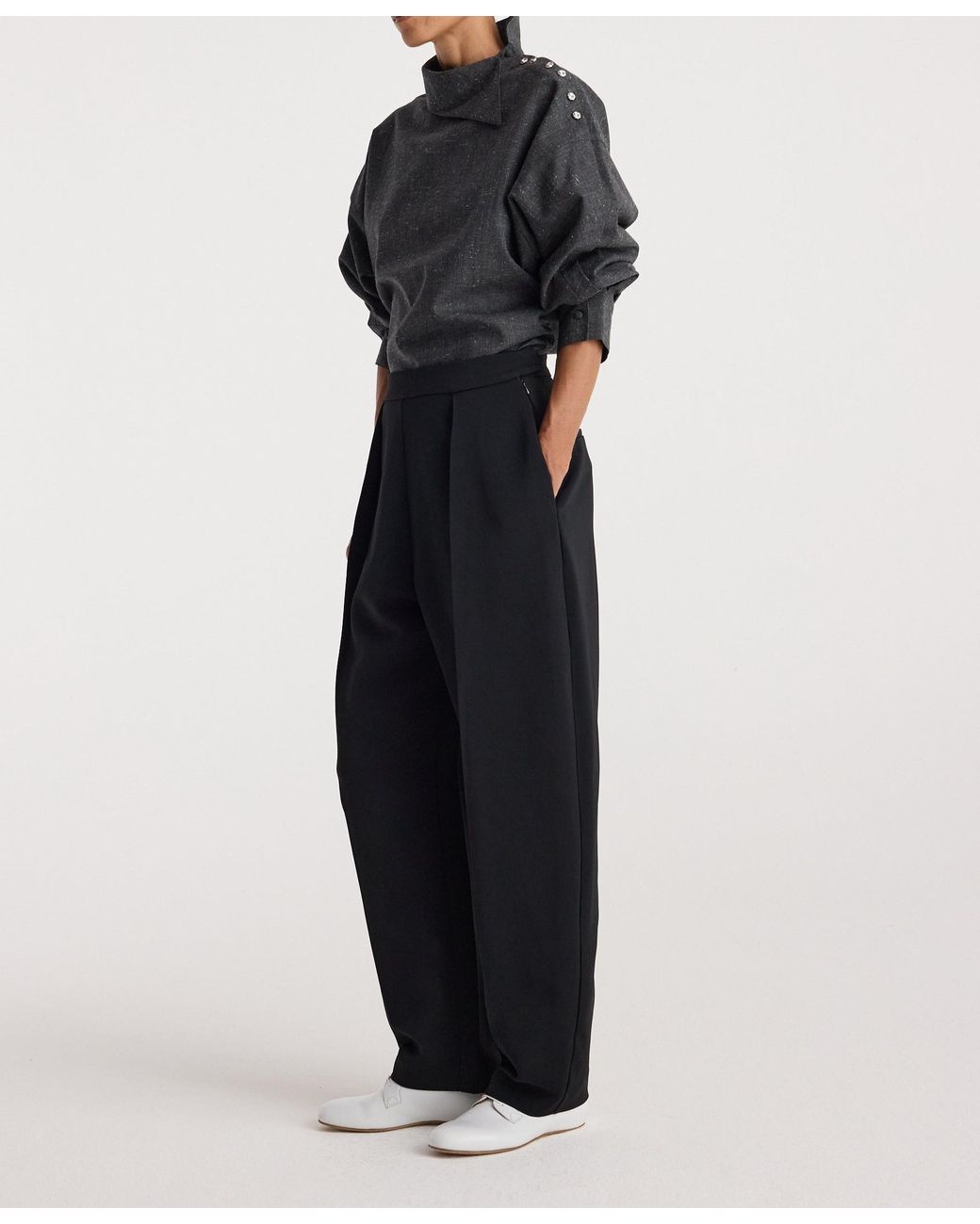 Rohe Blue Collared Top