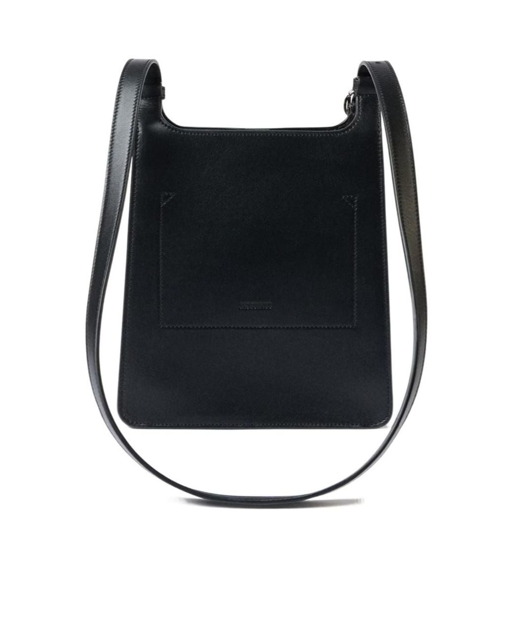 Jacquemus Black Logo Embossed Small Tablier Shoulder Bag for men