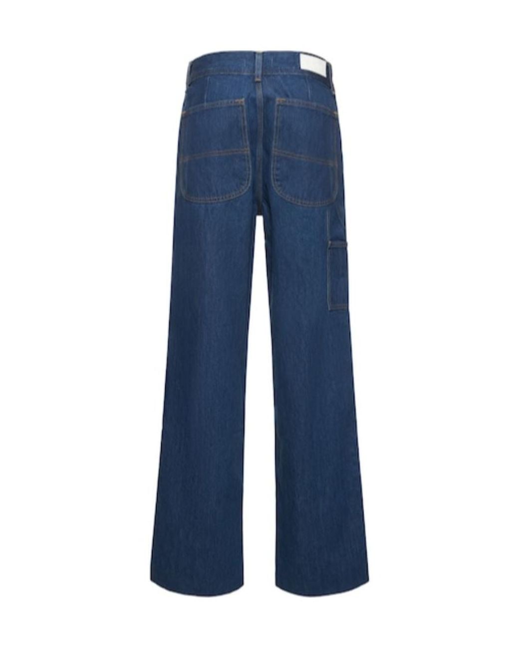 Re/done Blue Logo Jeans