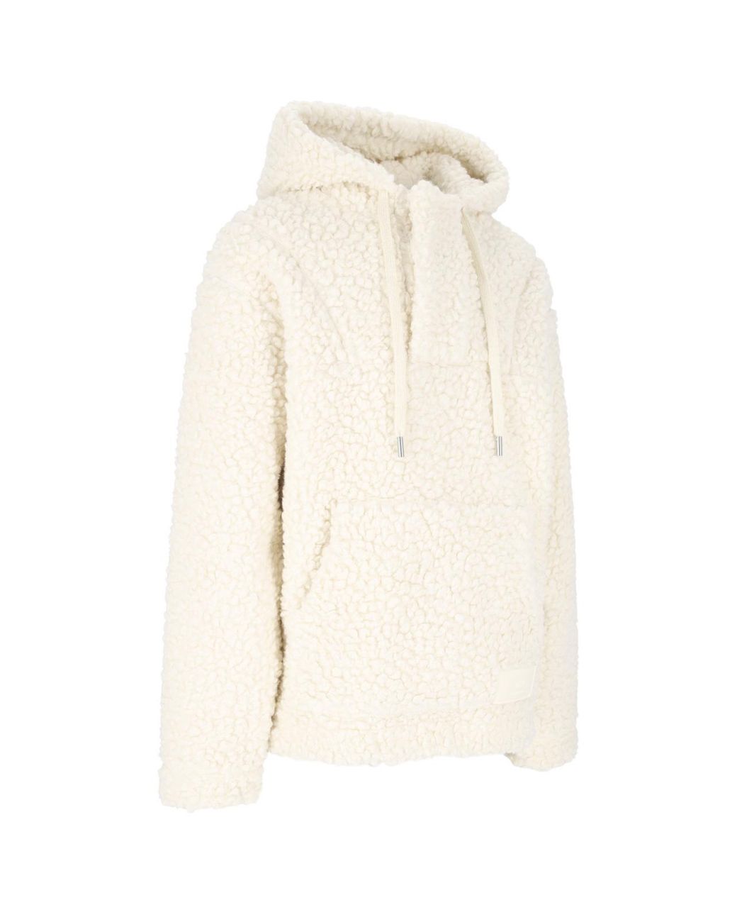 AMI Natural Logo Patch Drawstring Hoodie for men