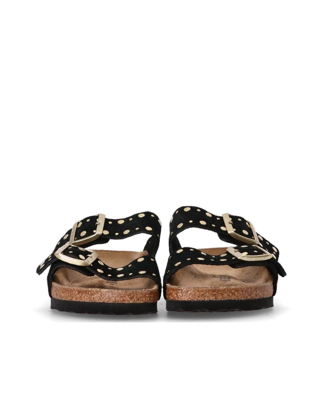 Birkenstock Black Studded Buckle Sandals