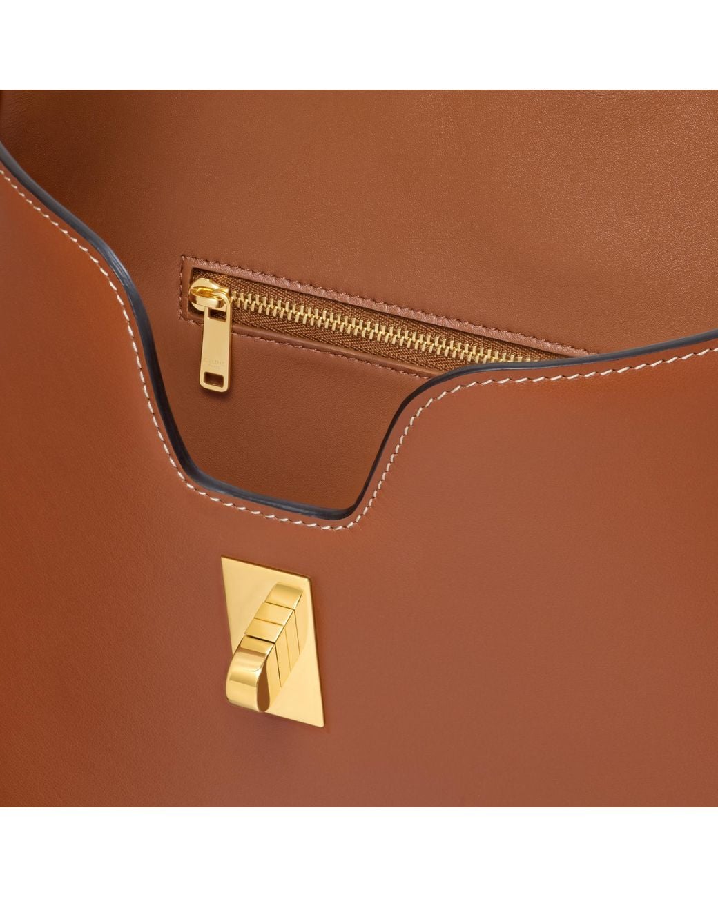 Céline Brown Medium Camille 16 Soft Bag