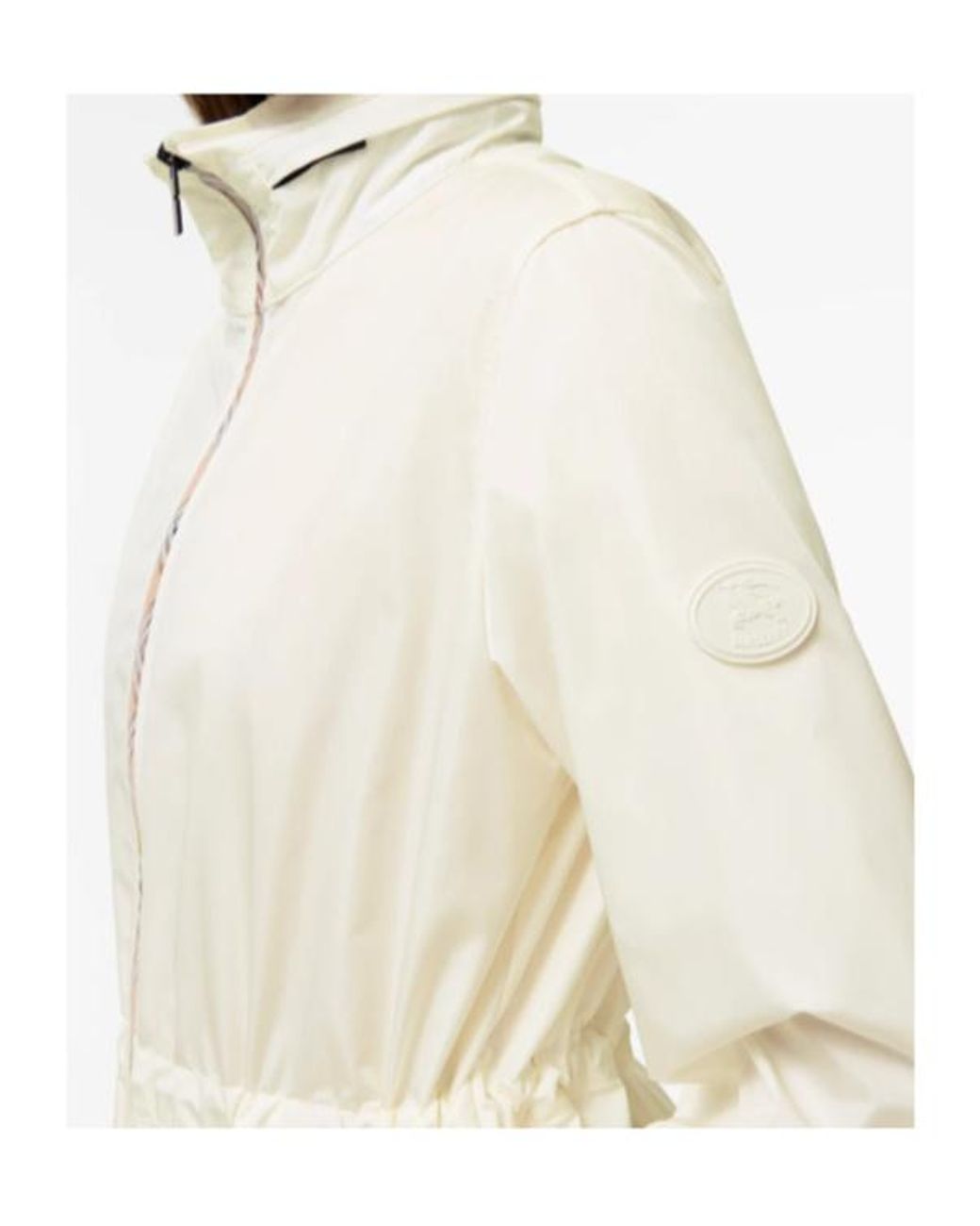 Burberry Natural Check-Trim Zipped Jacket