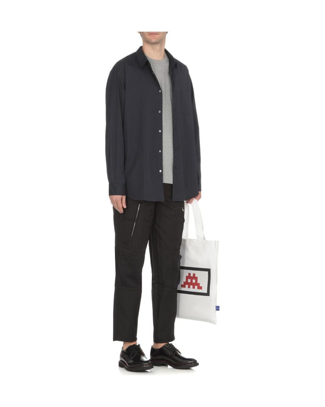 Comme des Garçons Blue Comme Des Garçons Shirt Long-Sleeved Shirt for men