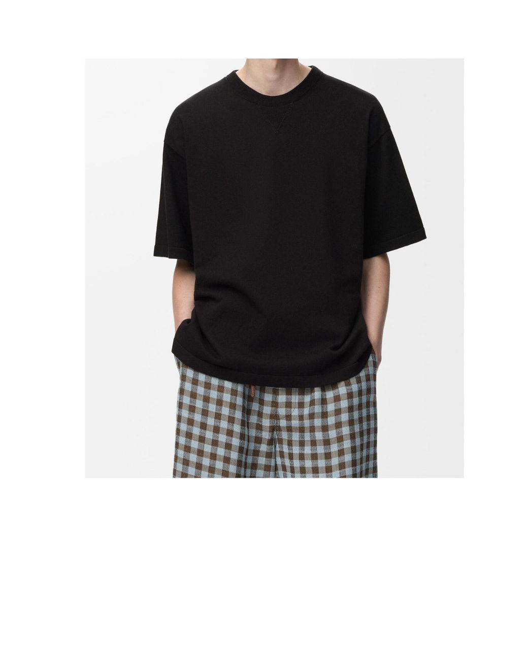 Loewe Black Short-Sleeved T-Shirt for men
