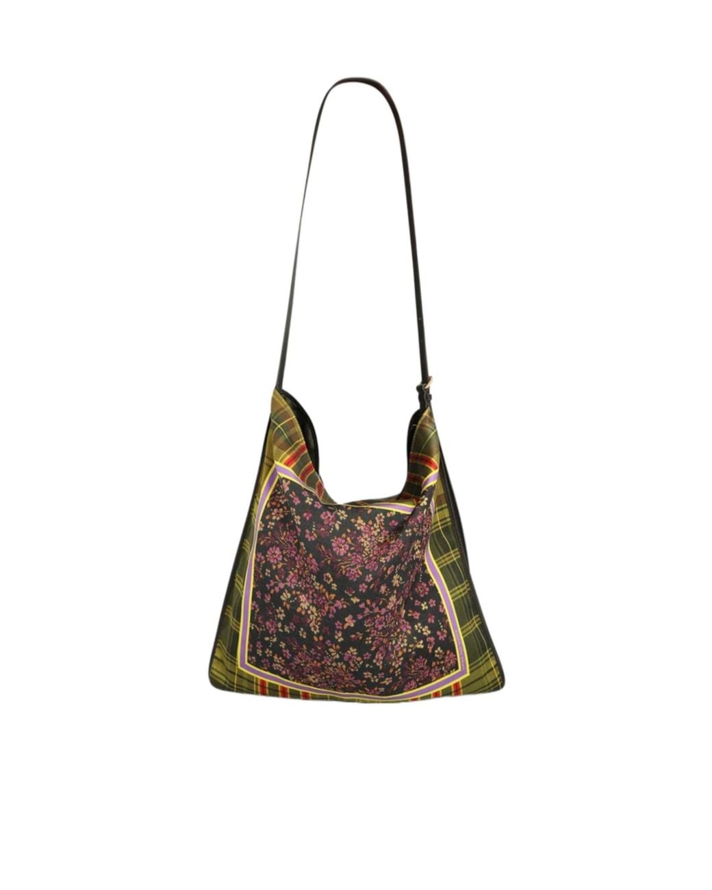 Dries Van Noten Metallic Large Scarf Bag