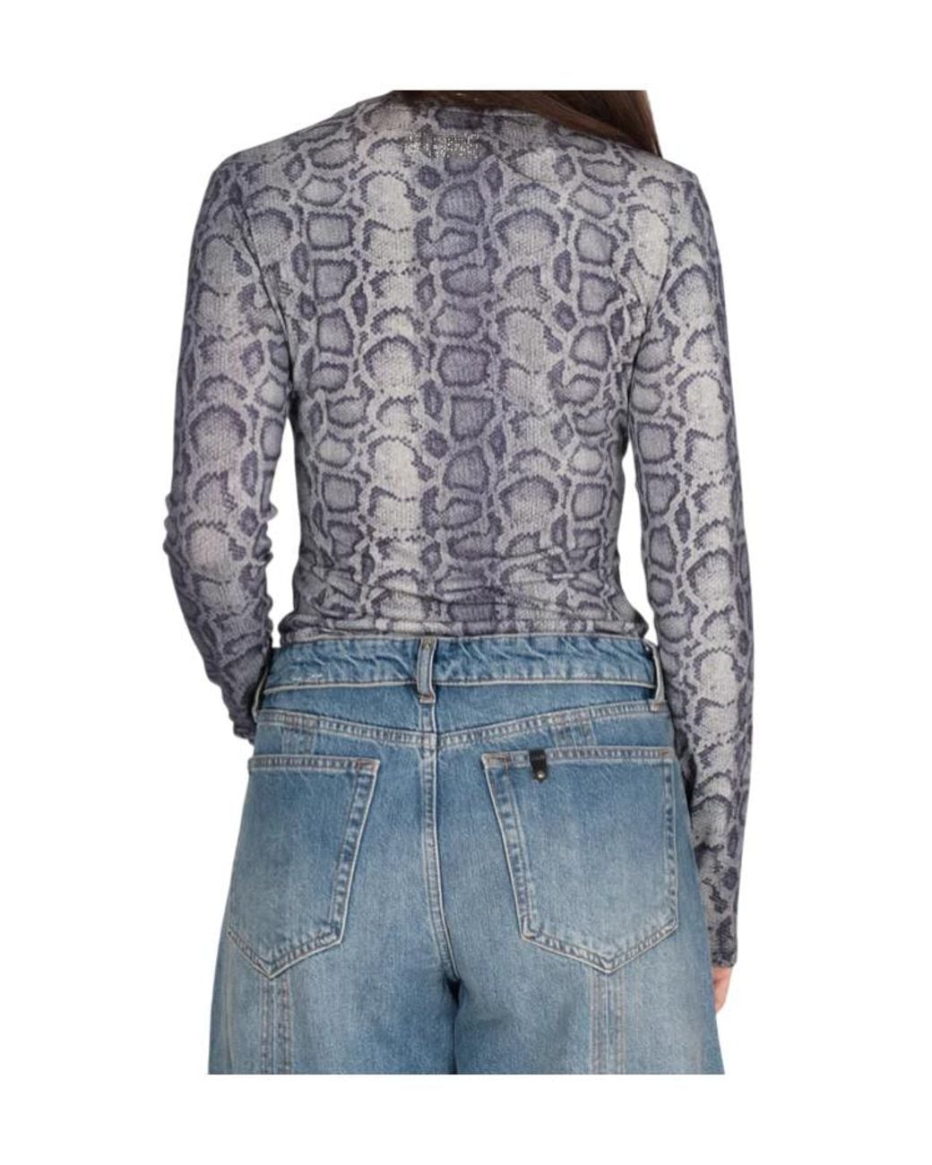Liu Jo Blue Printed T-Shirt