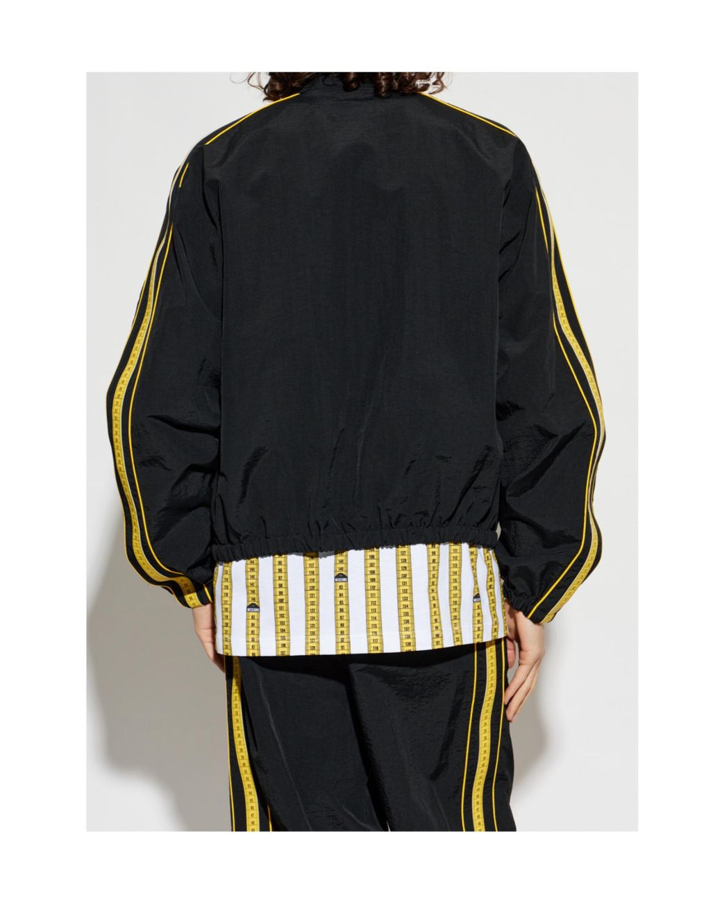 Moschino Black Stand-Up Collar Light Jacket for men