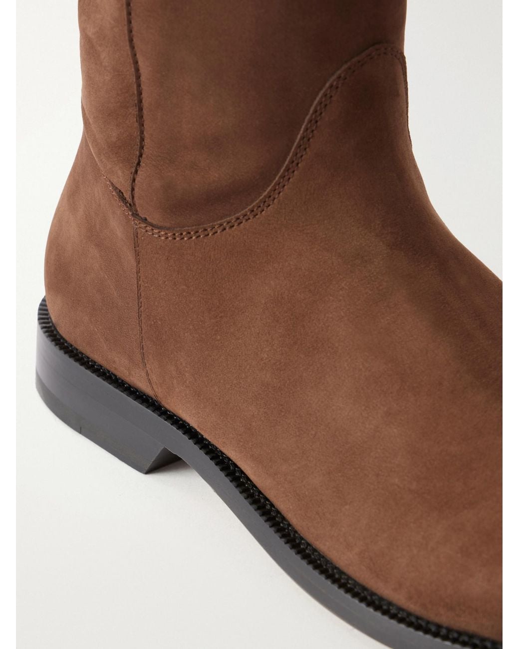 J.W. Anderson Brown Suede Knee-High Boots