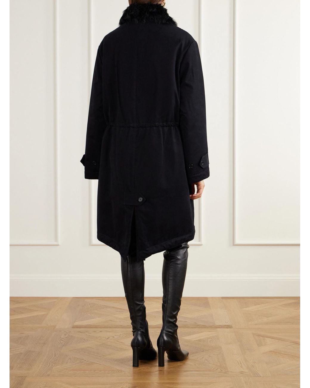 Totême Black Long-Sleeved Coat