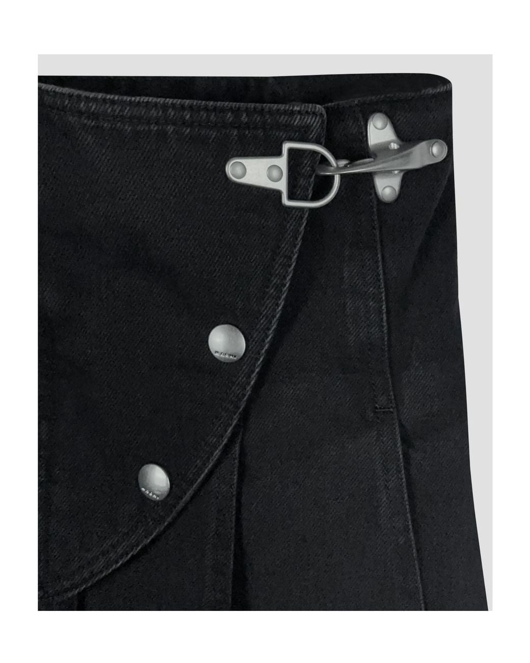 Marni Black Pleated Skirt