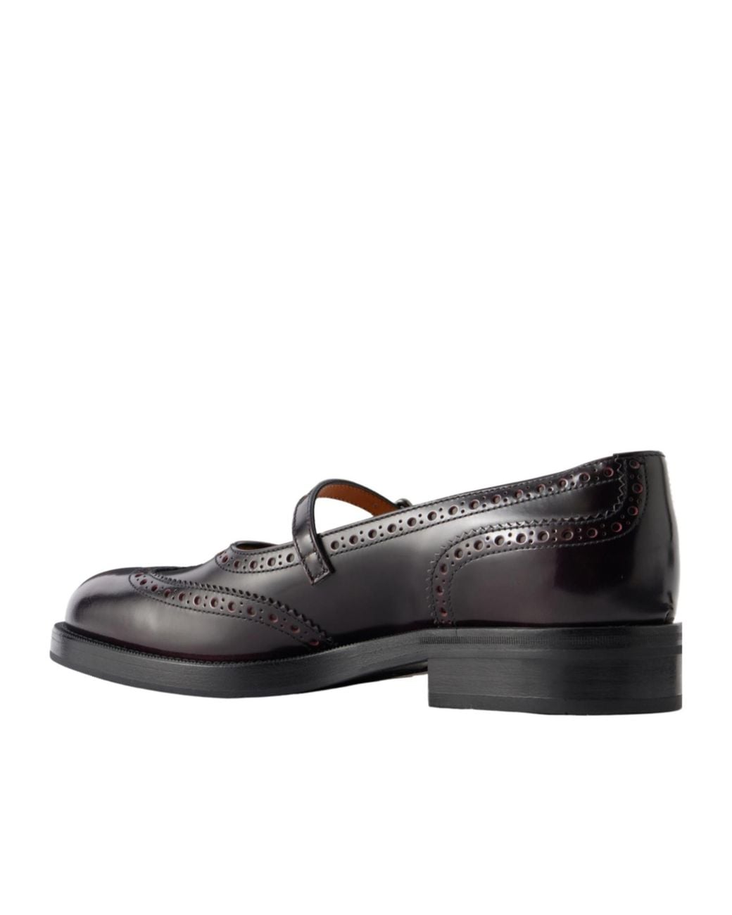 Church's Black Sheila Brogue-Detail Buckle-Fastening Loafers