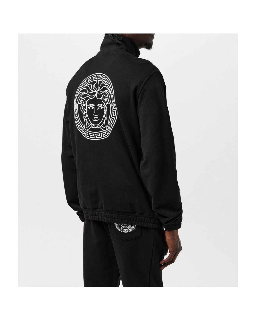 Versace Black Medusa Print Jacket for men