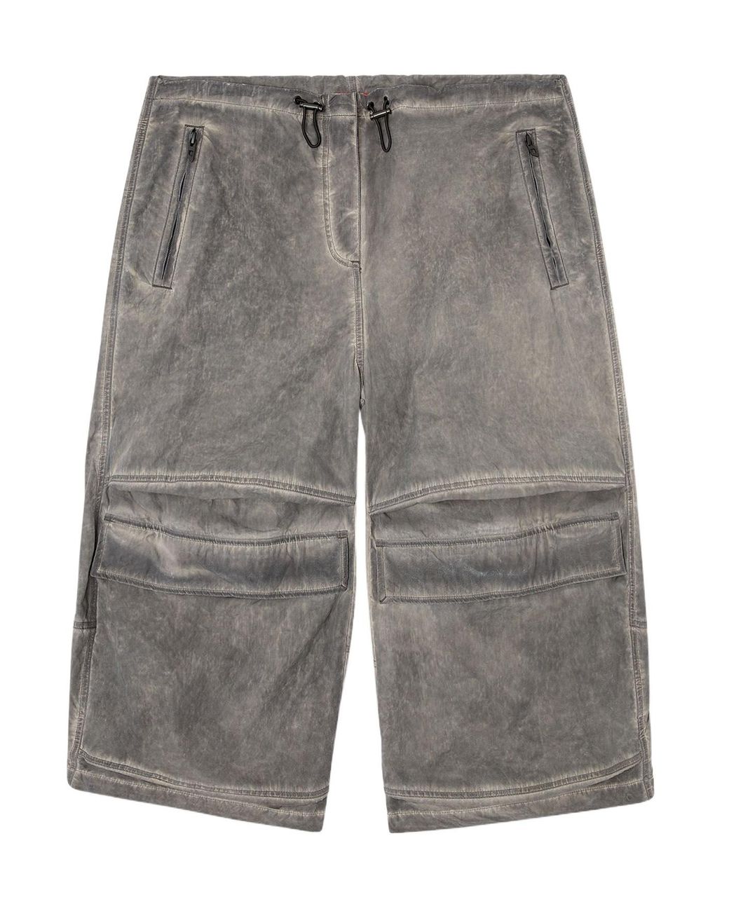 【関税込み】Diesel グレー P-Dayetz-Short-Fem-Q3 トラウザーズ DIESEL P-Dayetz-Short-Fem-Q3 in Gray | Lyst