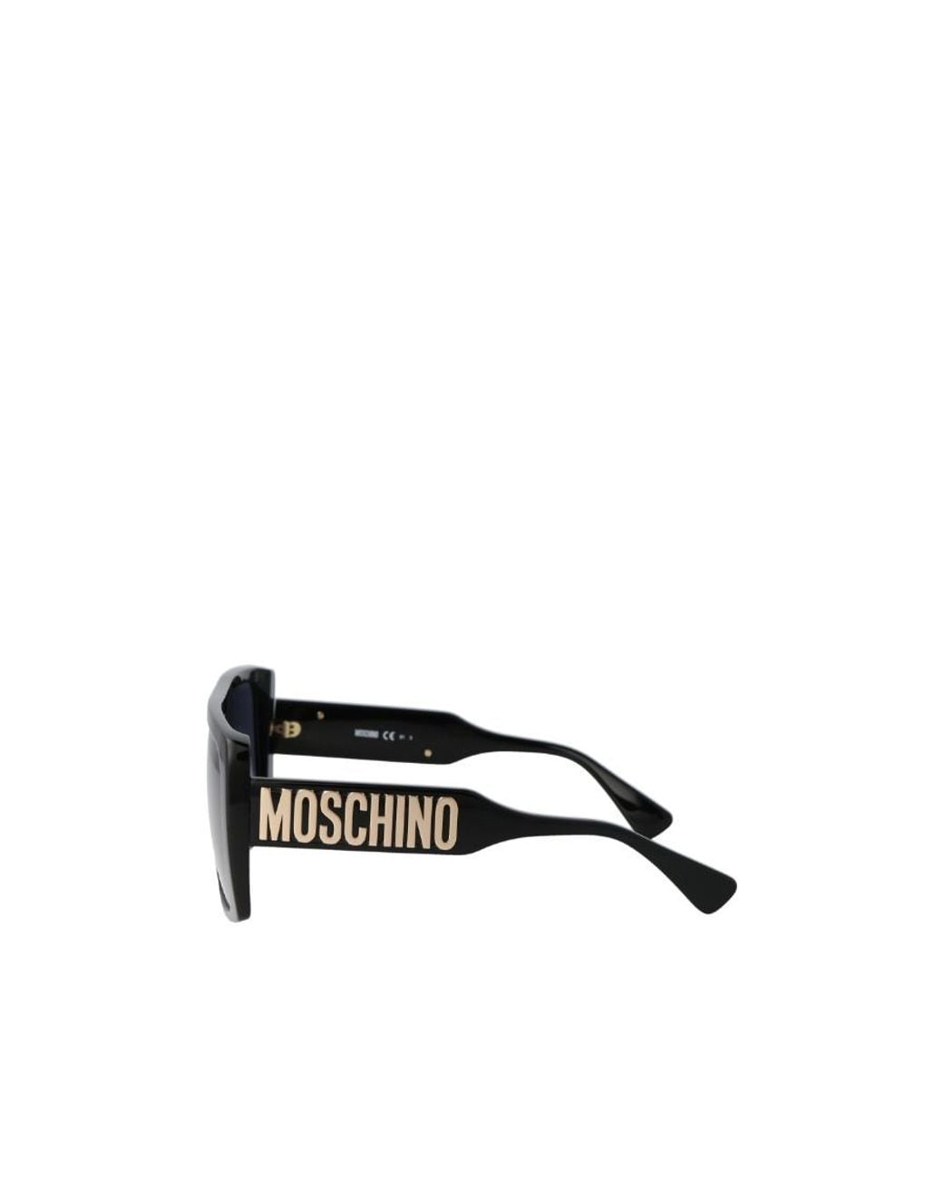 Moschino Blue Logo Sunglasses