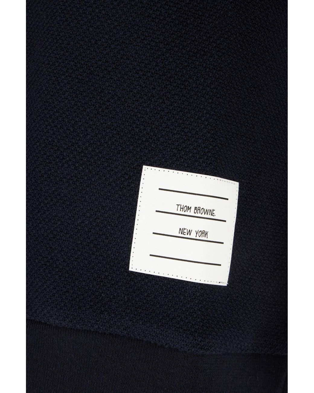 Thom Browne Blue 4-Bar Knitted T-Shirt