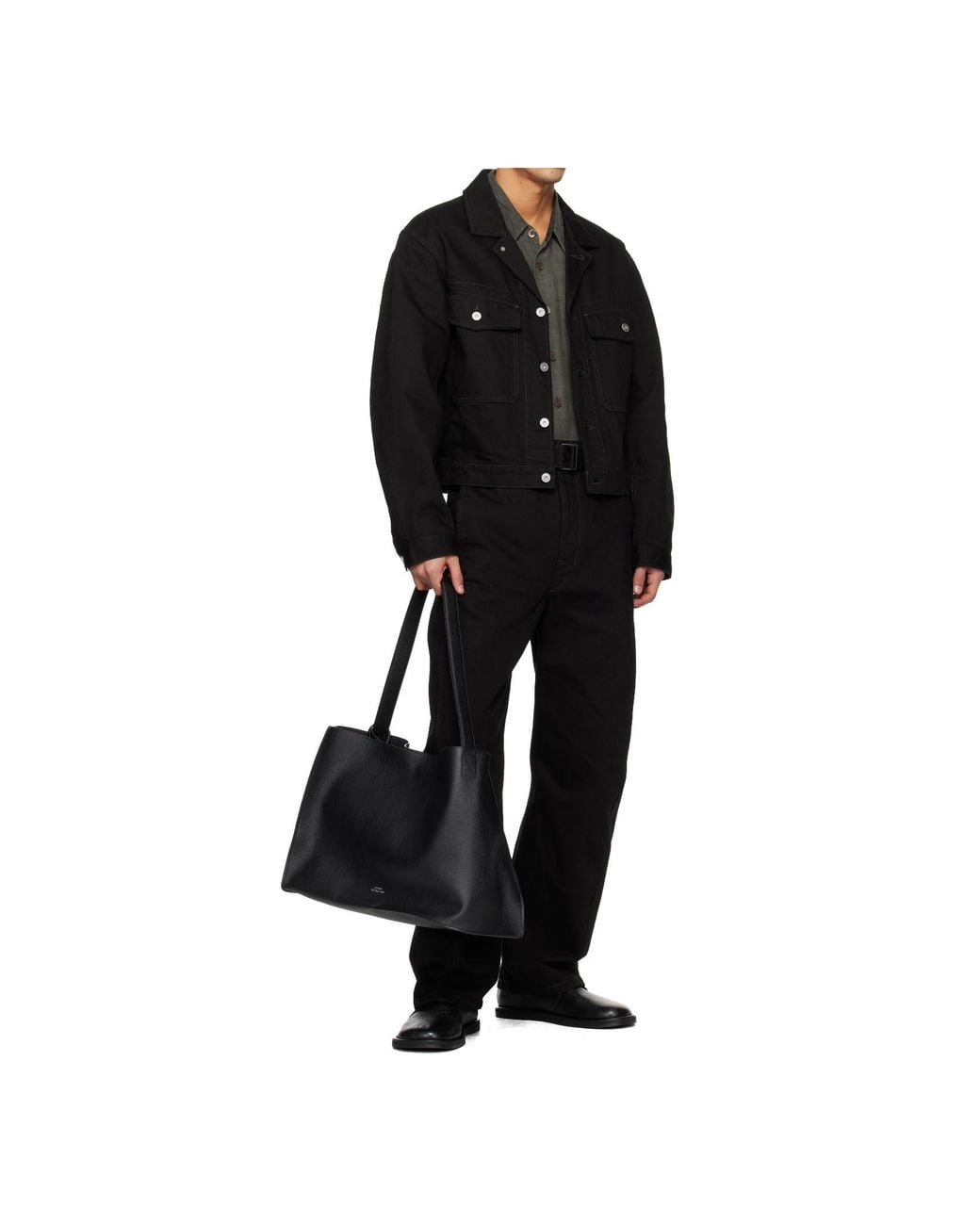 Studio Nicholson Black Woodrow Desert Boots for men