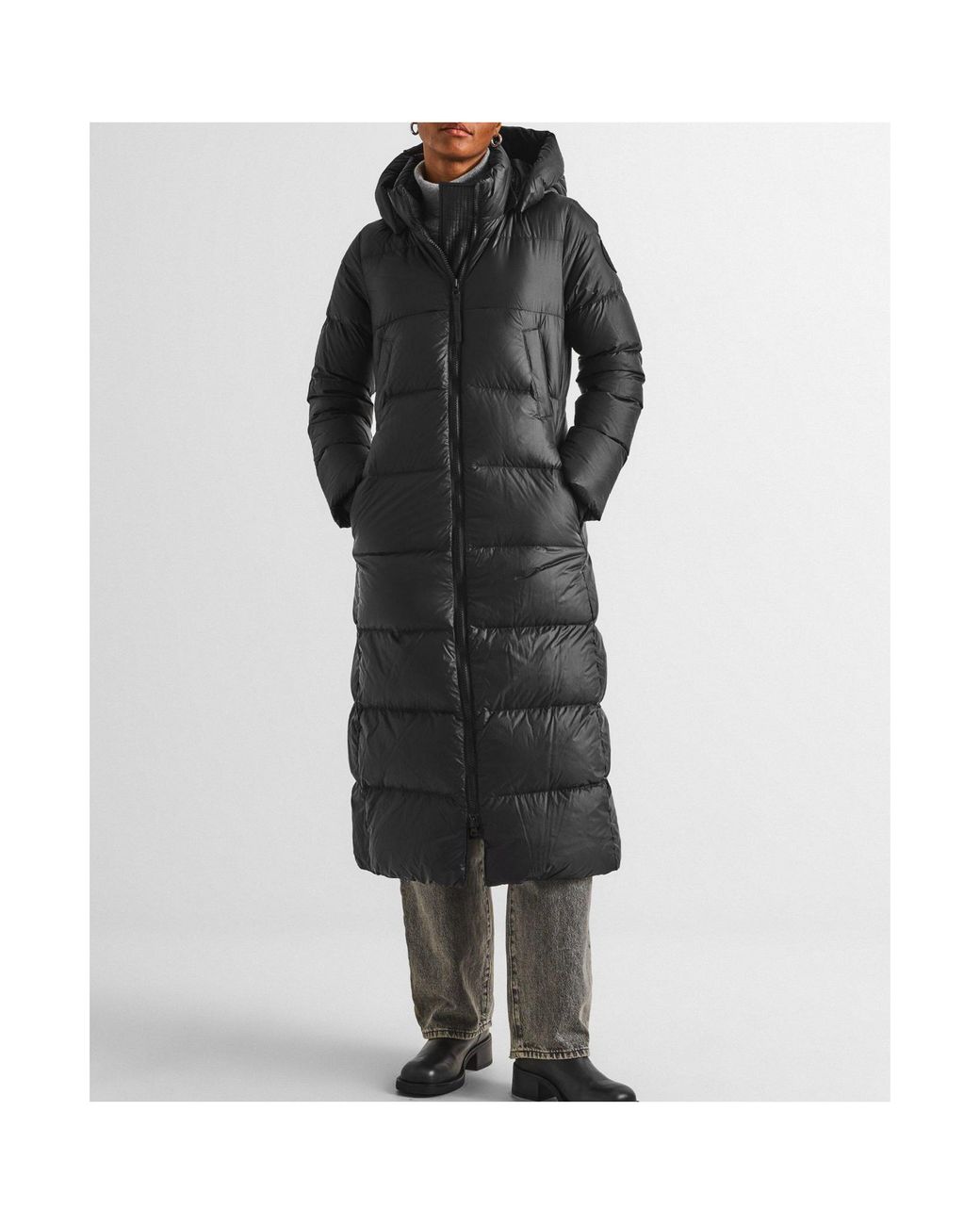 Canada Goose Black Solid Color Down Jacket