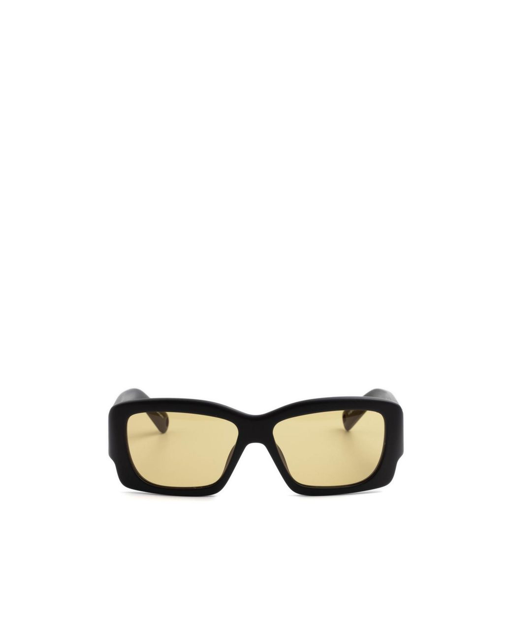 Jacquemus White Rectangle-Frame Sunglasses for men