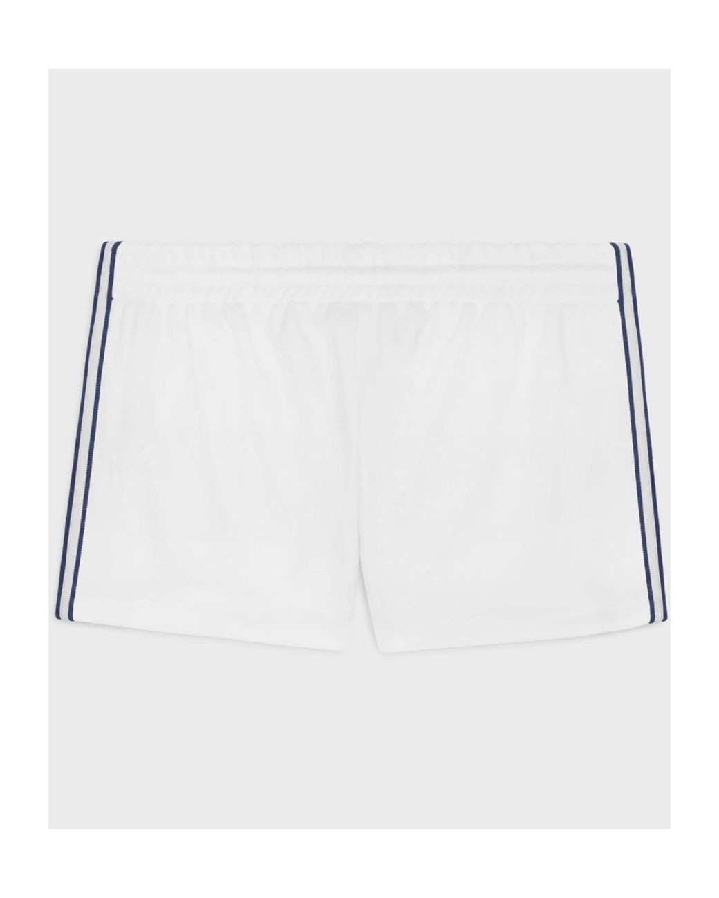Céline Blue Double Jersey Mini Shorts