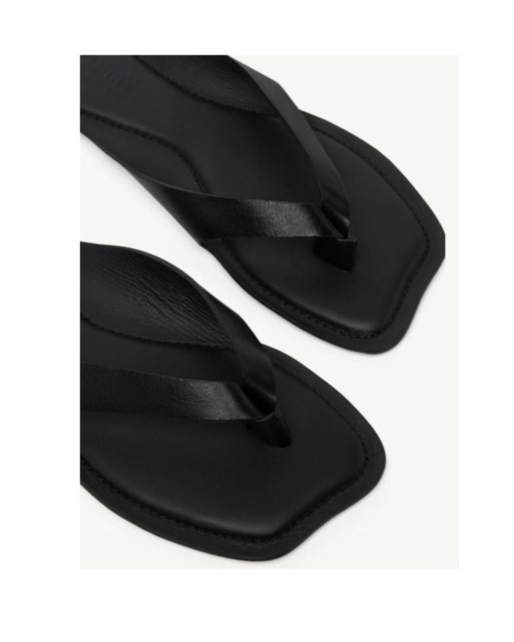 MM6 by Maison Margiela White Anatomic Thong Flip-Flops