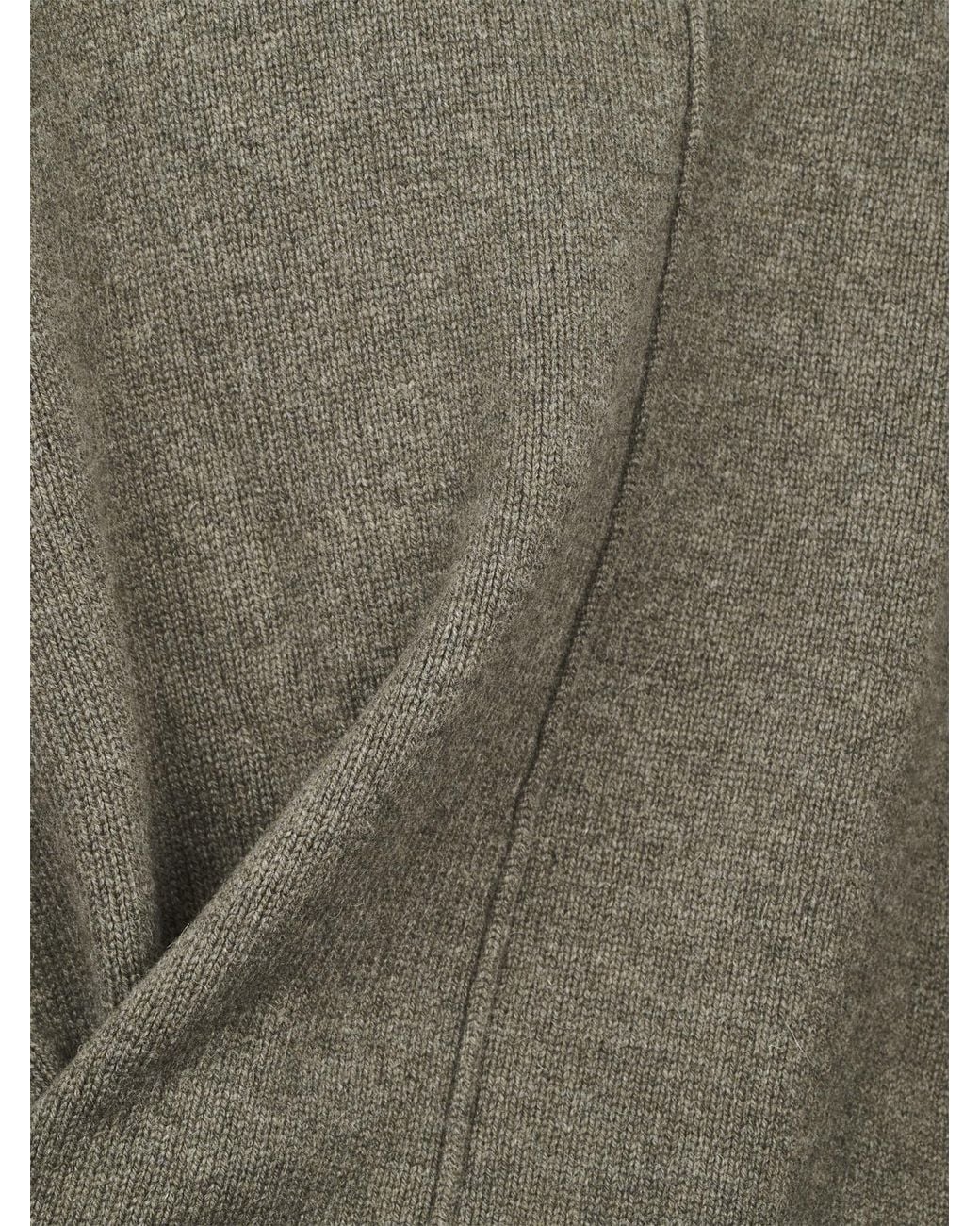Soeur Green William Oversized Turtleneck Knitted Sweater
